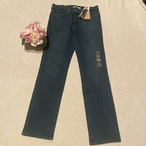 LEVI’S Size 29 X 32 NWT Slimming Straight Blue Jeans